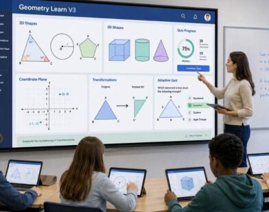 Geometry Learn V3: Interactive Digital Geometry Guide