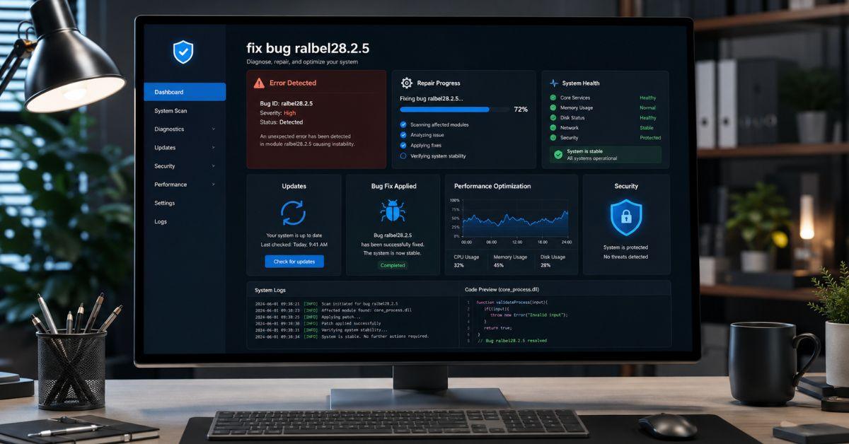 Fix Bug Ralbel28.2.5: Easy Software Error Solutions 