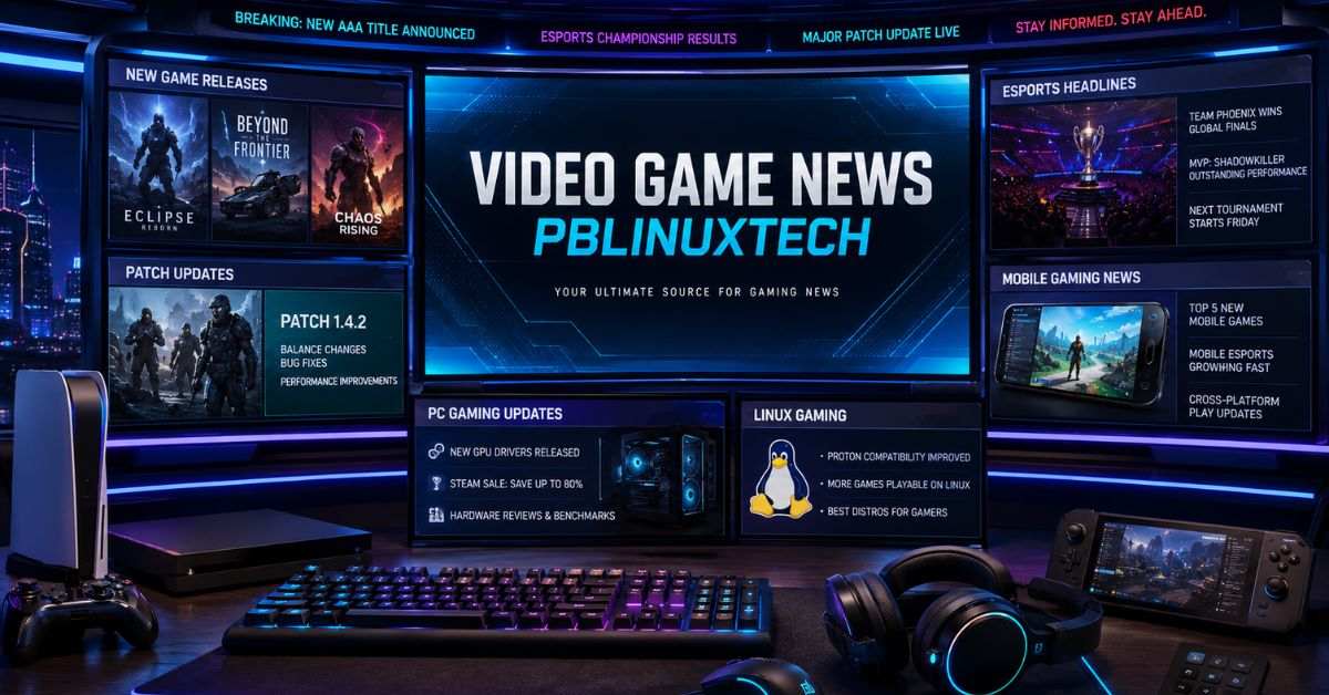Video Game News Pblinuxtech: Gaming Updates Guide